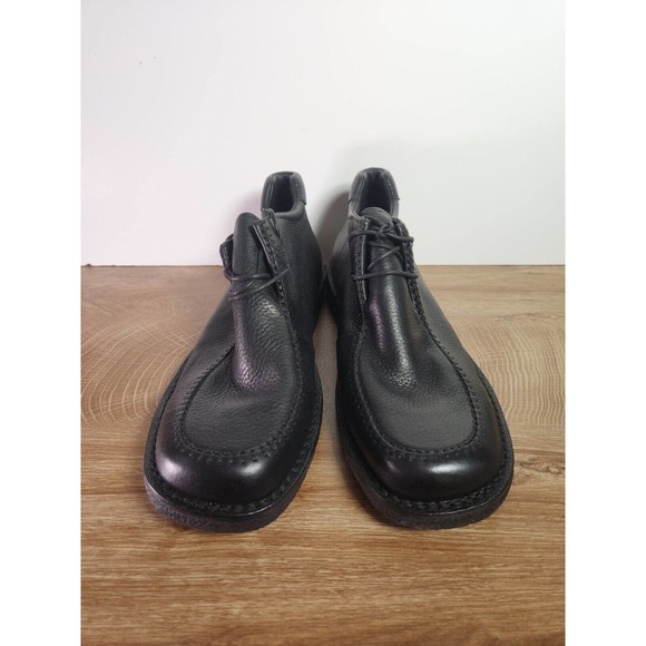 Rockport Shoes Chukka Mens Size‎ 10 M Leather Black Cushion Lace Up NEW NWT